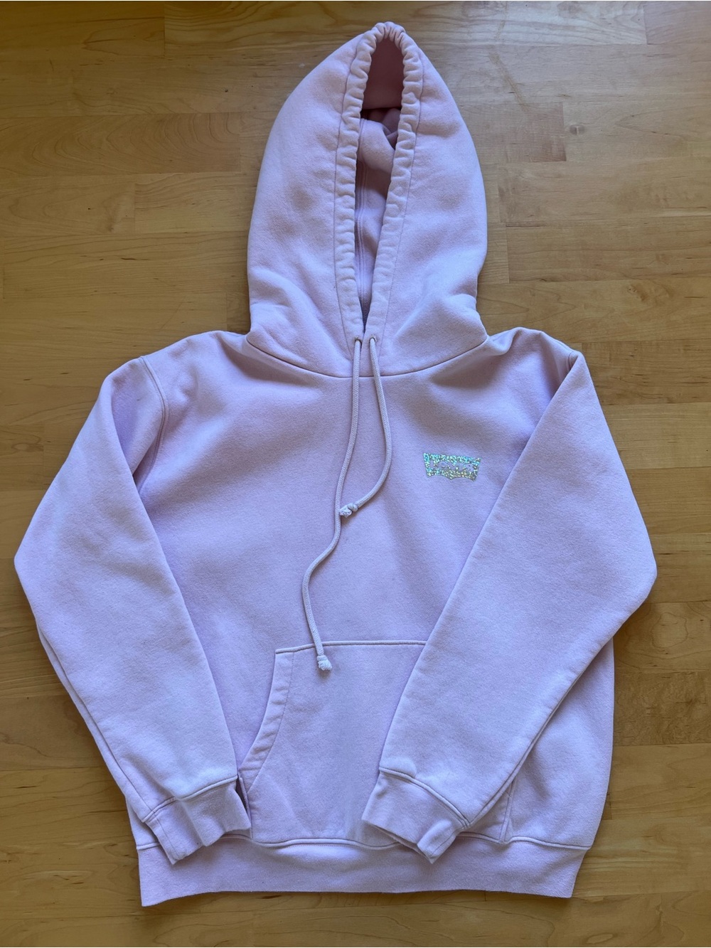 Levi's Girls Light Pink Hooded Pullover Sweatshirt